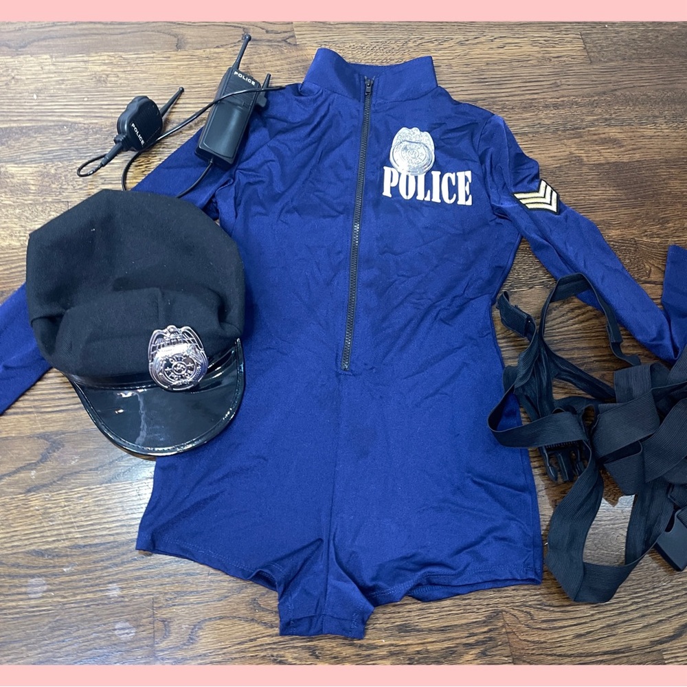 Officer FBI Halloween costume cosplay outfit women